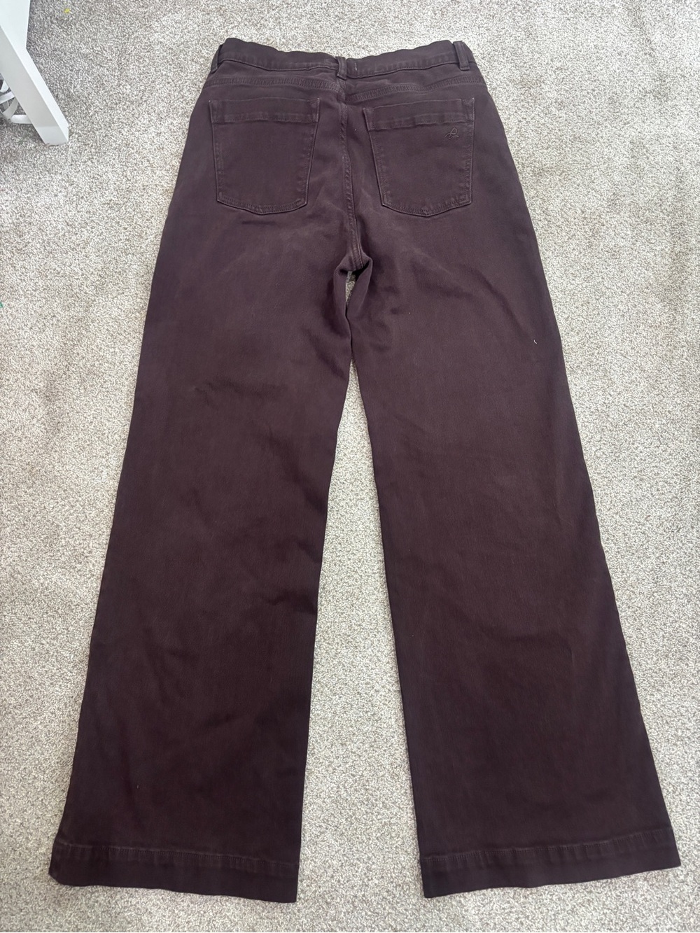 DL 1961 Hepburn Wide Leg High-Rise Vintage Dark Cocoa Brown Jeans Size 29 - Picture 5 of 14